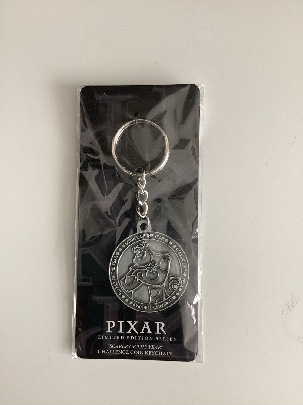 Loot Crate Monsters, Inc. "Scarer of the Year" Challenge Coin Keychain